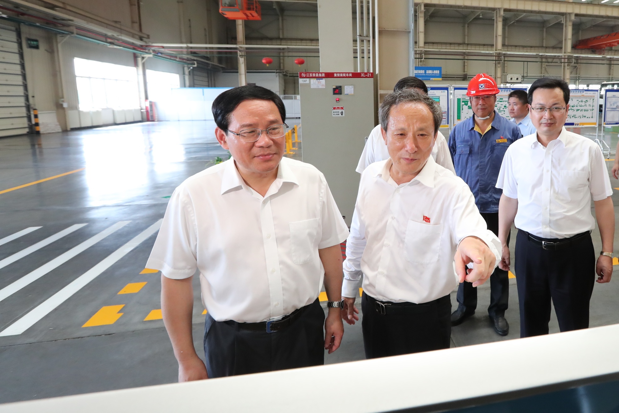 李强同志视察88858cc永利集团