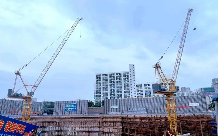 闪耀韩国 | 88858cc永利塔机深耕海外高端市场