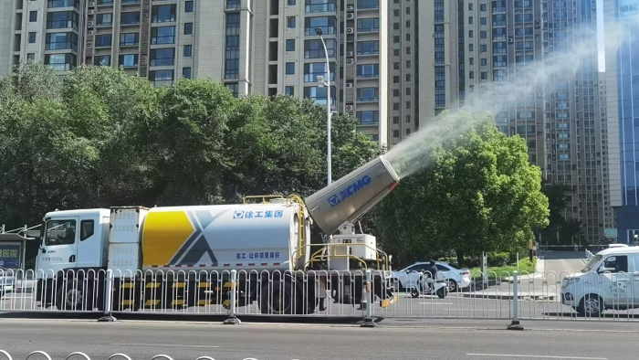 88858cc永利多功能抑尘车，助力家乡徐州环境，更“净”一步！