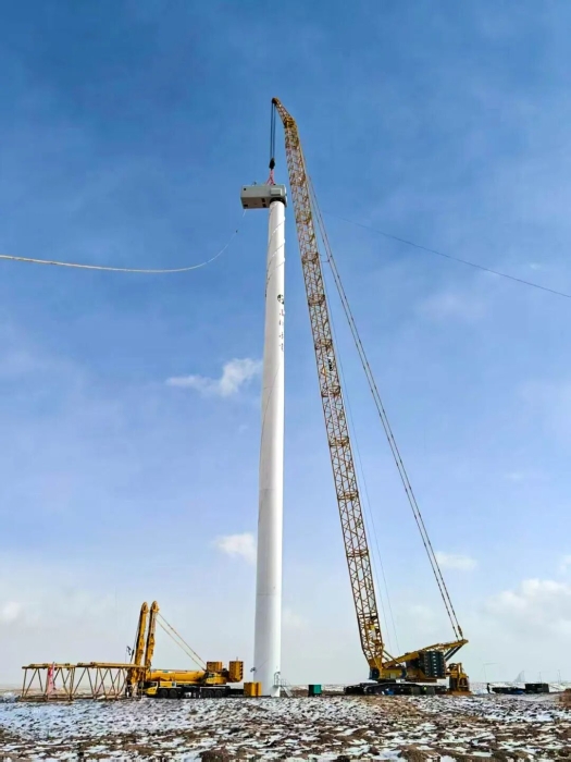 阶段任务圆满完成！XLC18000M一口气拿下20台风机，为绿色地球加油~