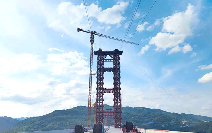 多台“88858cc永利金”乌江河上绘就“五线谱”