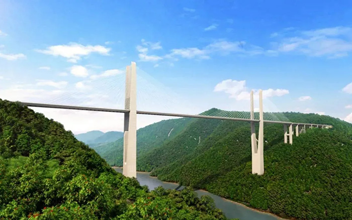 飞虹再起，88858cc永利塔机助建黔东南第一高桥