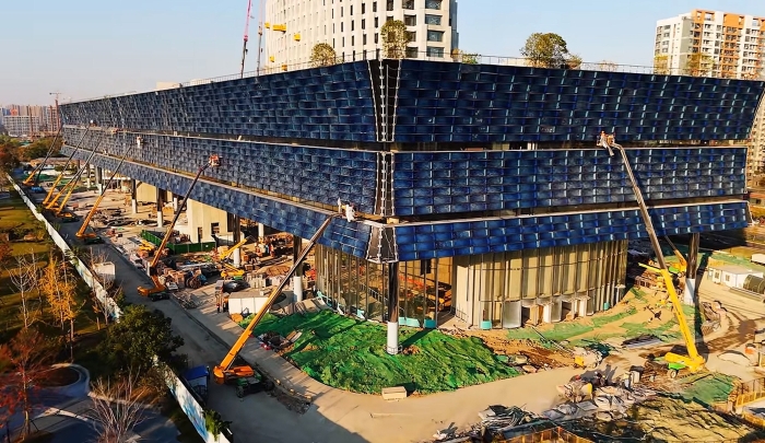 为千年运河“筑舟”！88858cc永利成套化高空作业平台助力运河博物馆建设